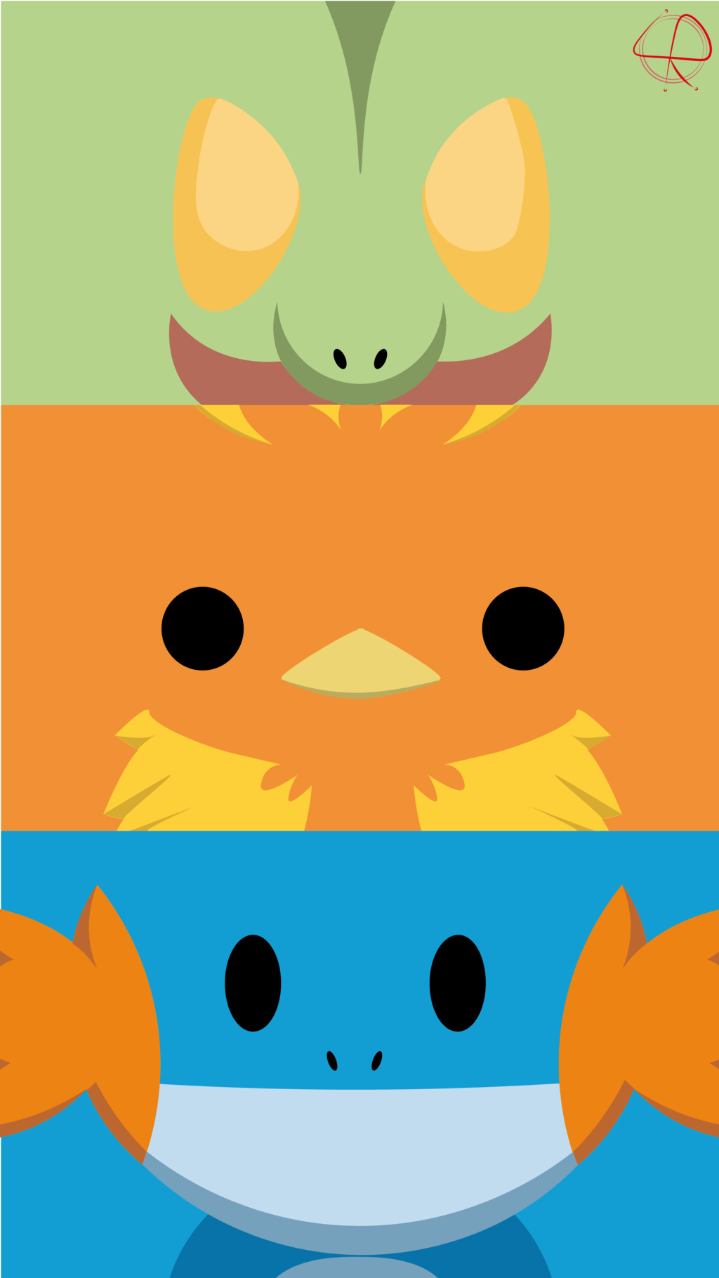 3rdGEN Starters Phone Wallpaper