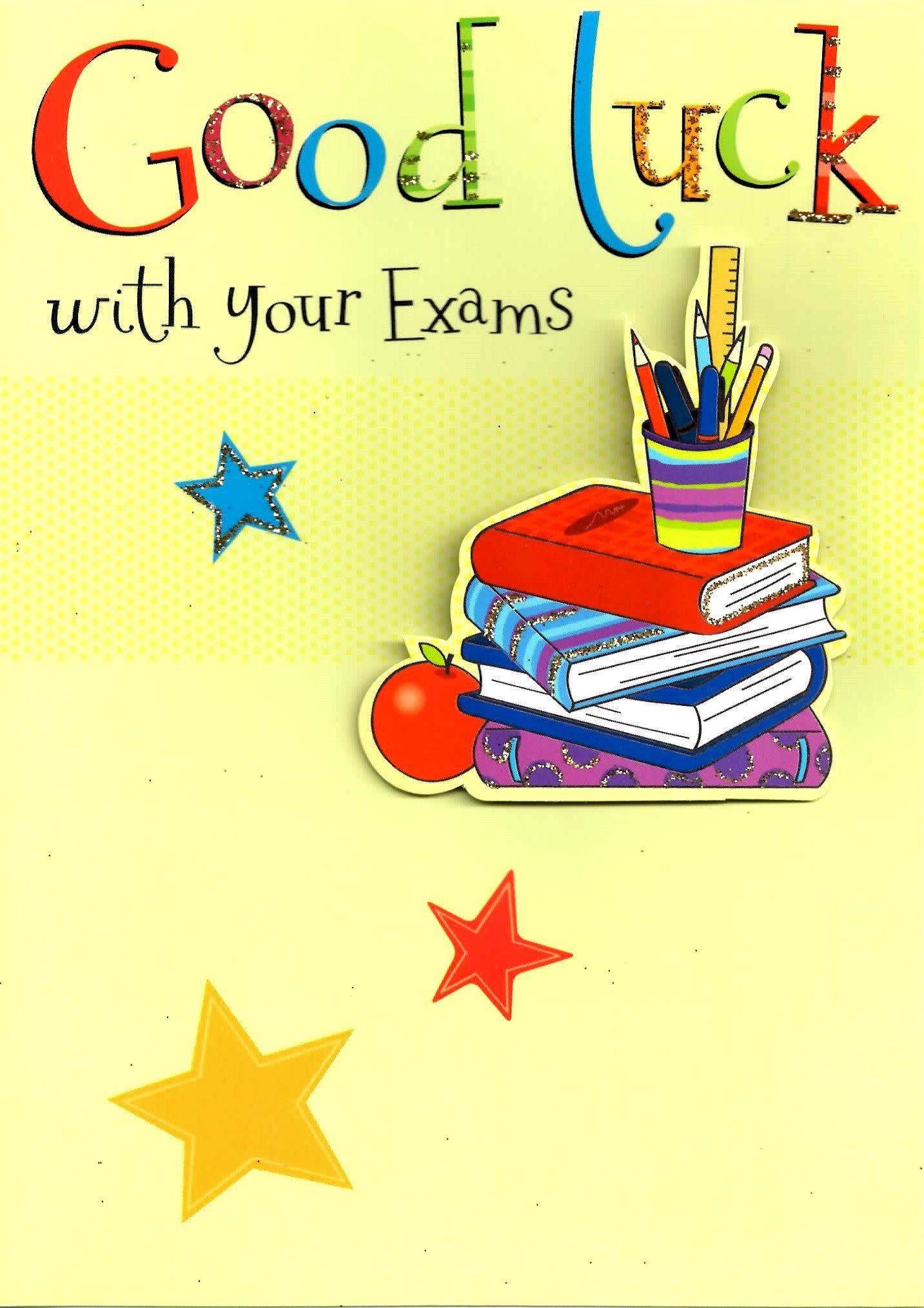 Good Luck With Your Exams Greeting Card