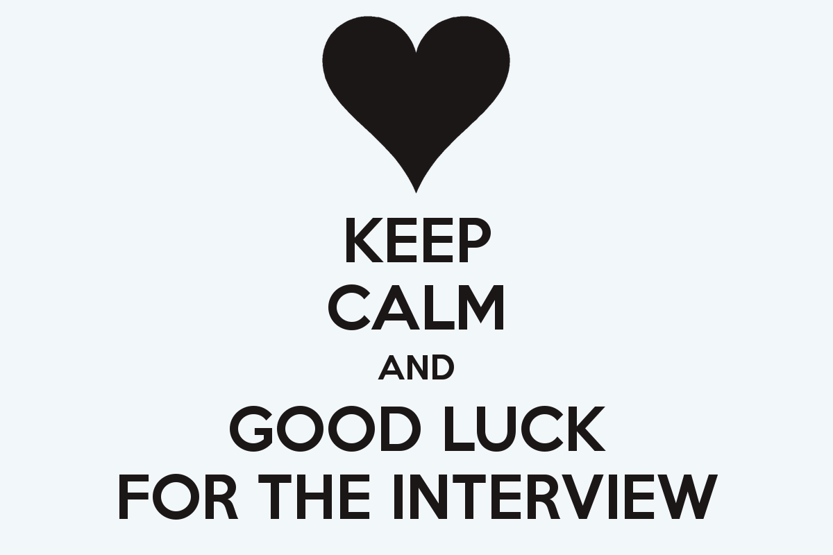 Best Good Luck For Interview Picture