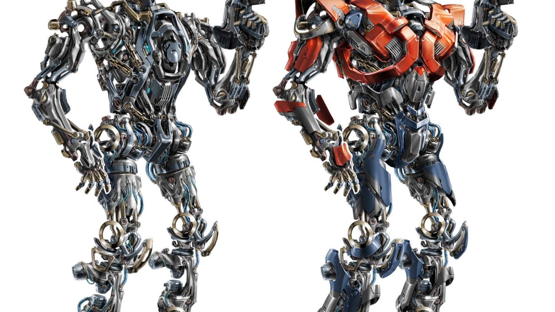 ScreenHeaven: Optimus Prime Transformers fantasy art robots white
