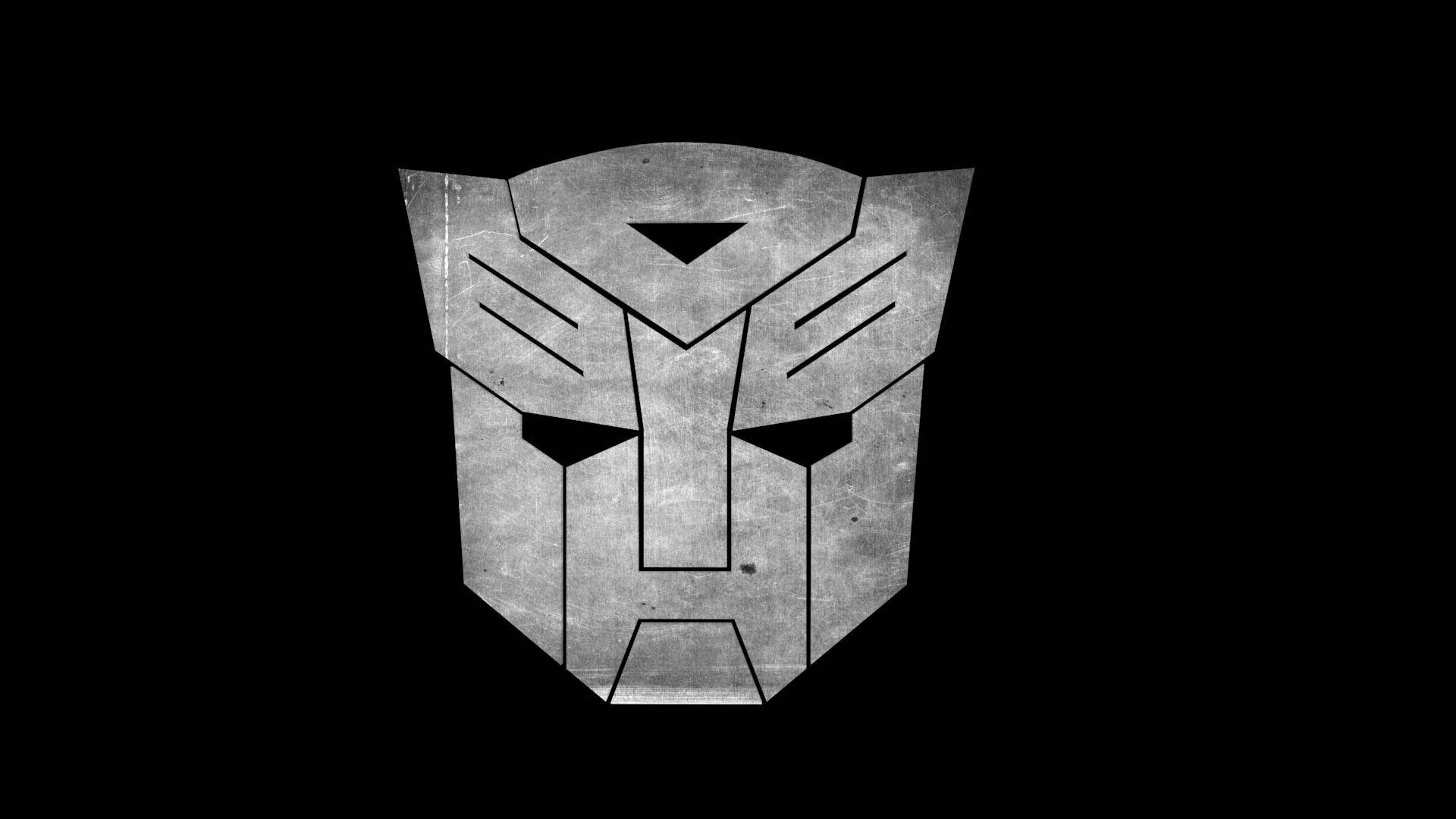 Transformers Autobots Logo Rotation black background