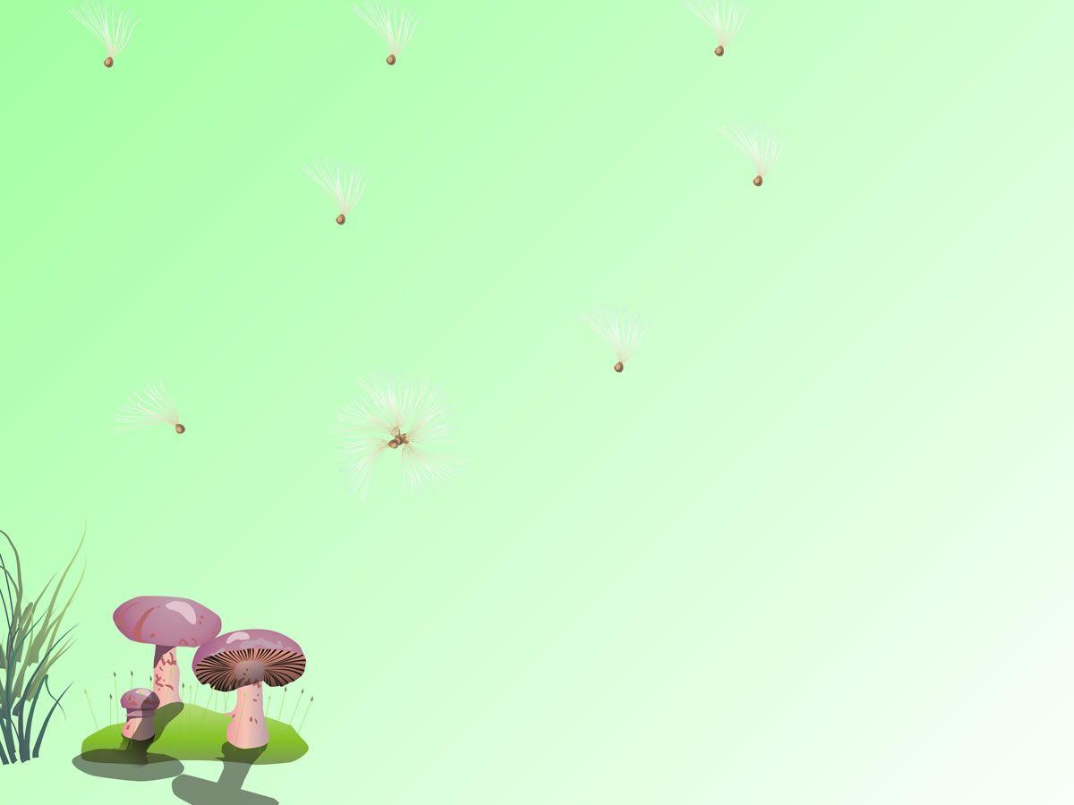 Mushroom Free PPT Background for your PowerPoint