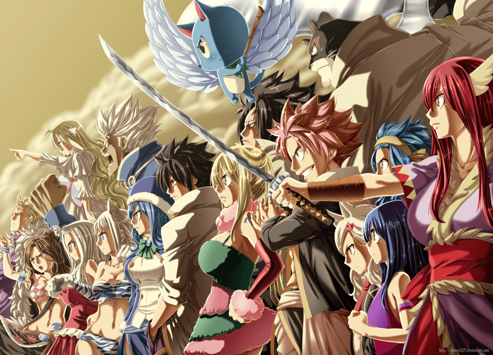 View, download, comment, and rate this 1942x1400 Fairy Tail