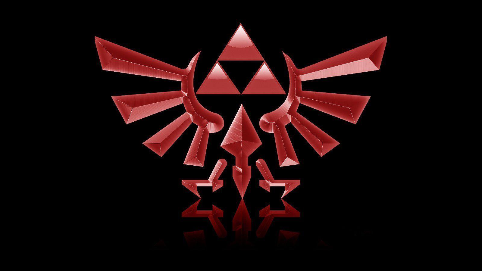 Zelda Logo Black Background