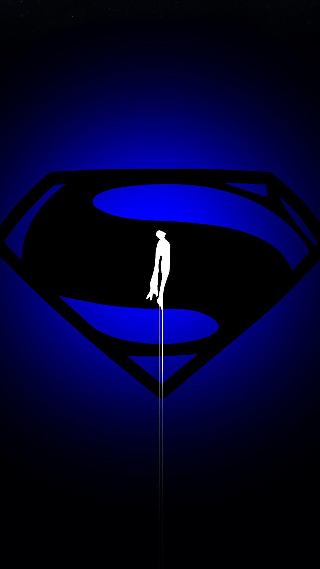 Blue Superman Mobile HD Wallpaper