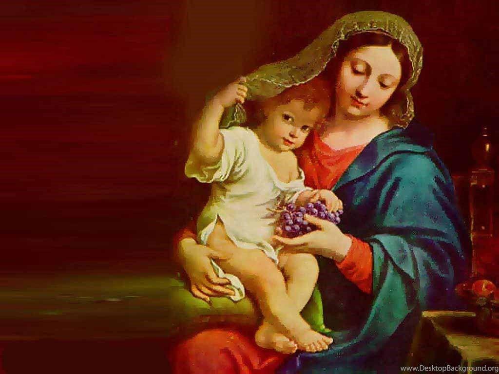 Mother Mary Wallpaper Desktop Background