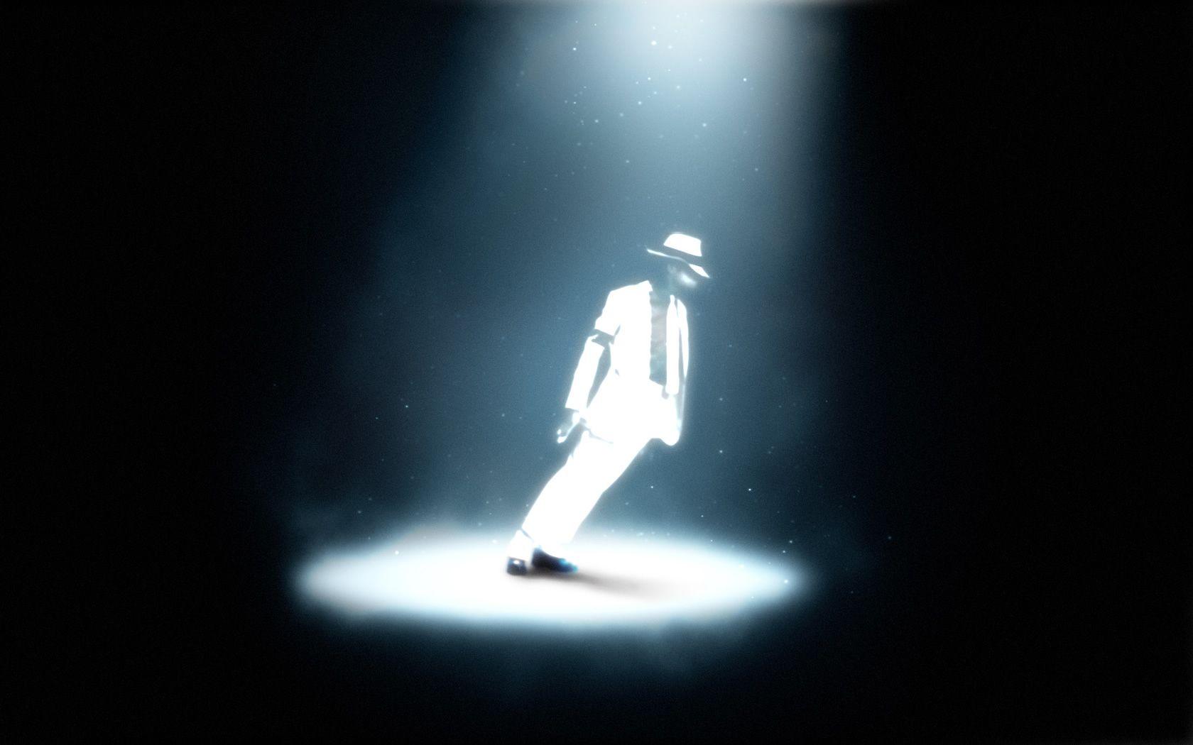 Free Michael Jackson Music Light Background For PowerPoint