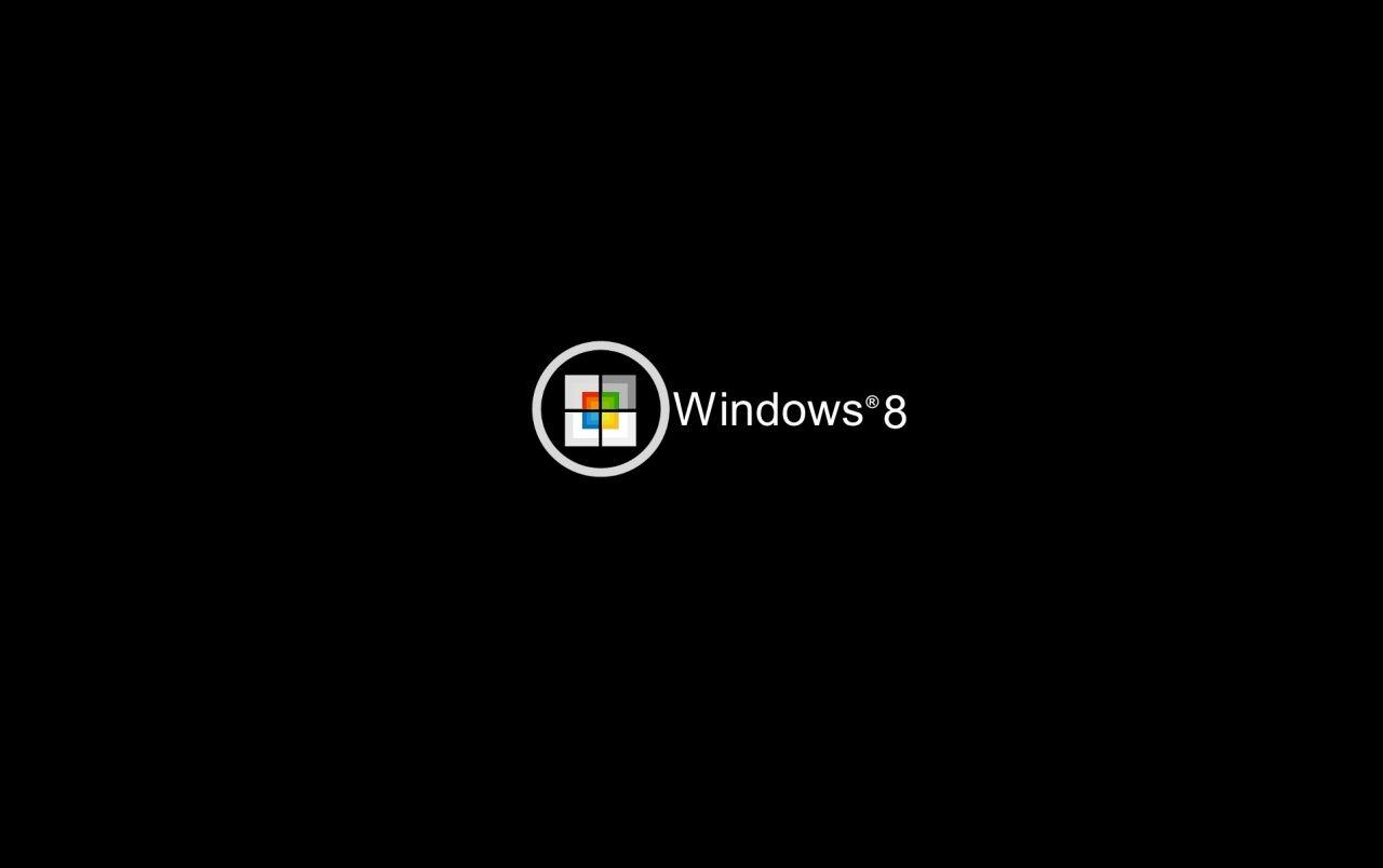 Windows 8 black wallpaper. Windows 8 black