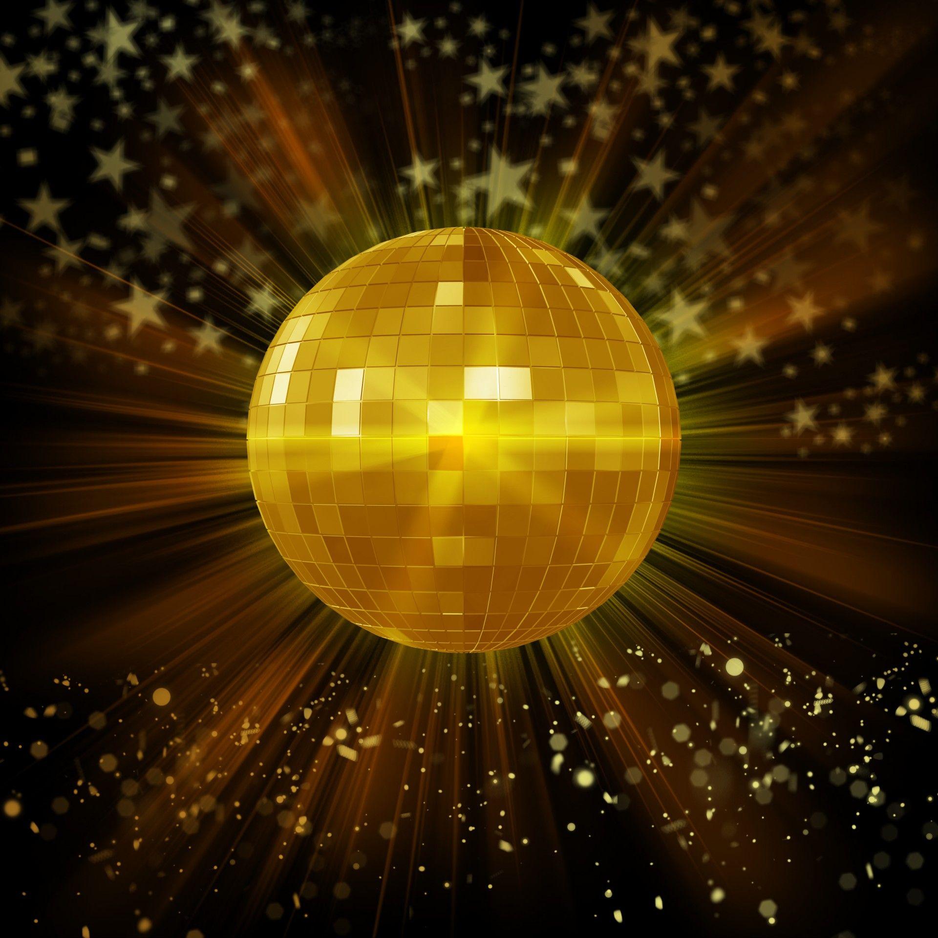 Disco Ball Background With Lights Free Domain