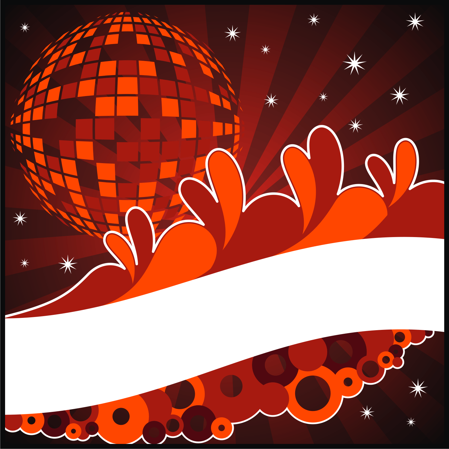 Vector for free use: Disco ball background