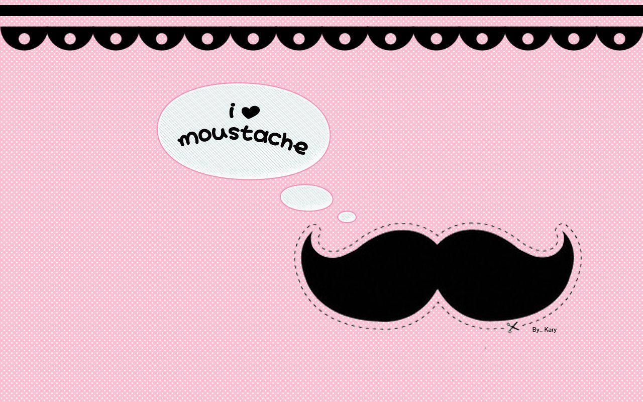 Wallpaper Mansion: Moustache Wallpaper