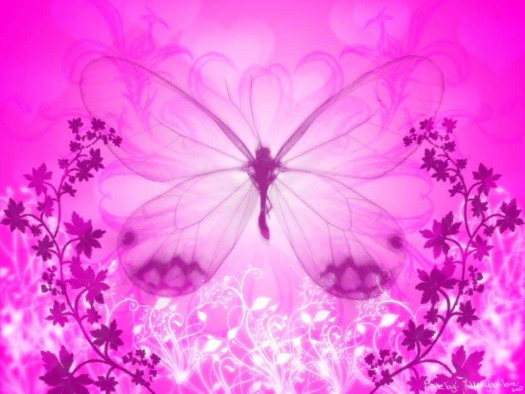 Pink butterfly wallpaper desktop wallpaper 2014