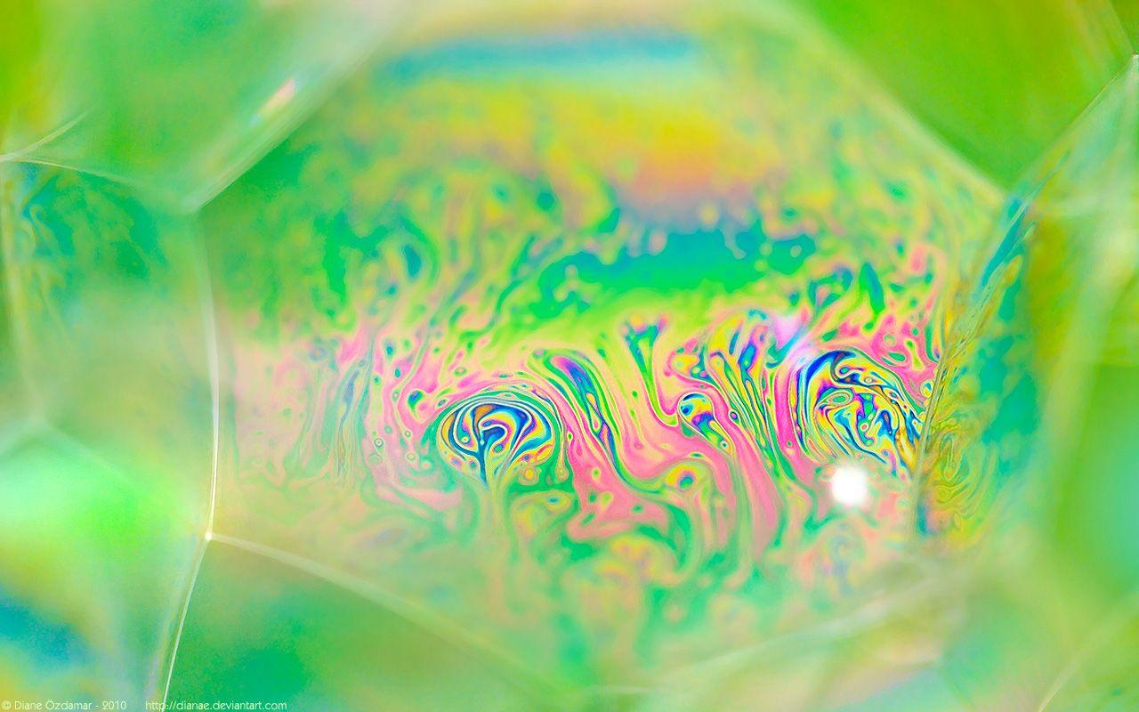 Rainbow Bubbles Wallpaper