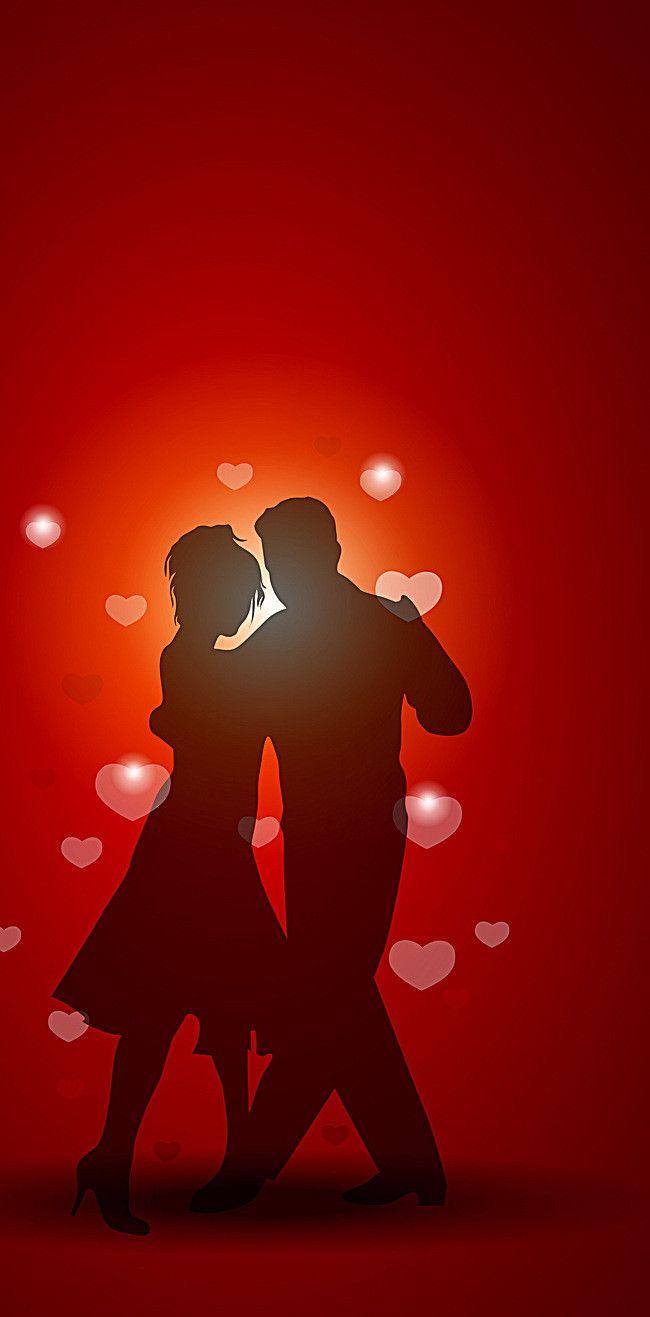 Romantic Couples, Red, Romantic, Lovers Background Image for Free