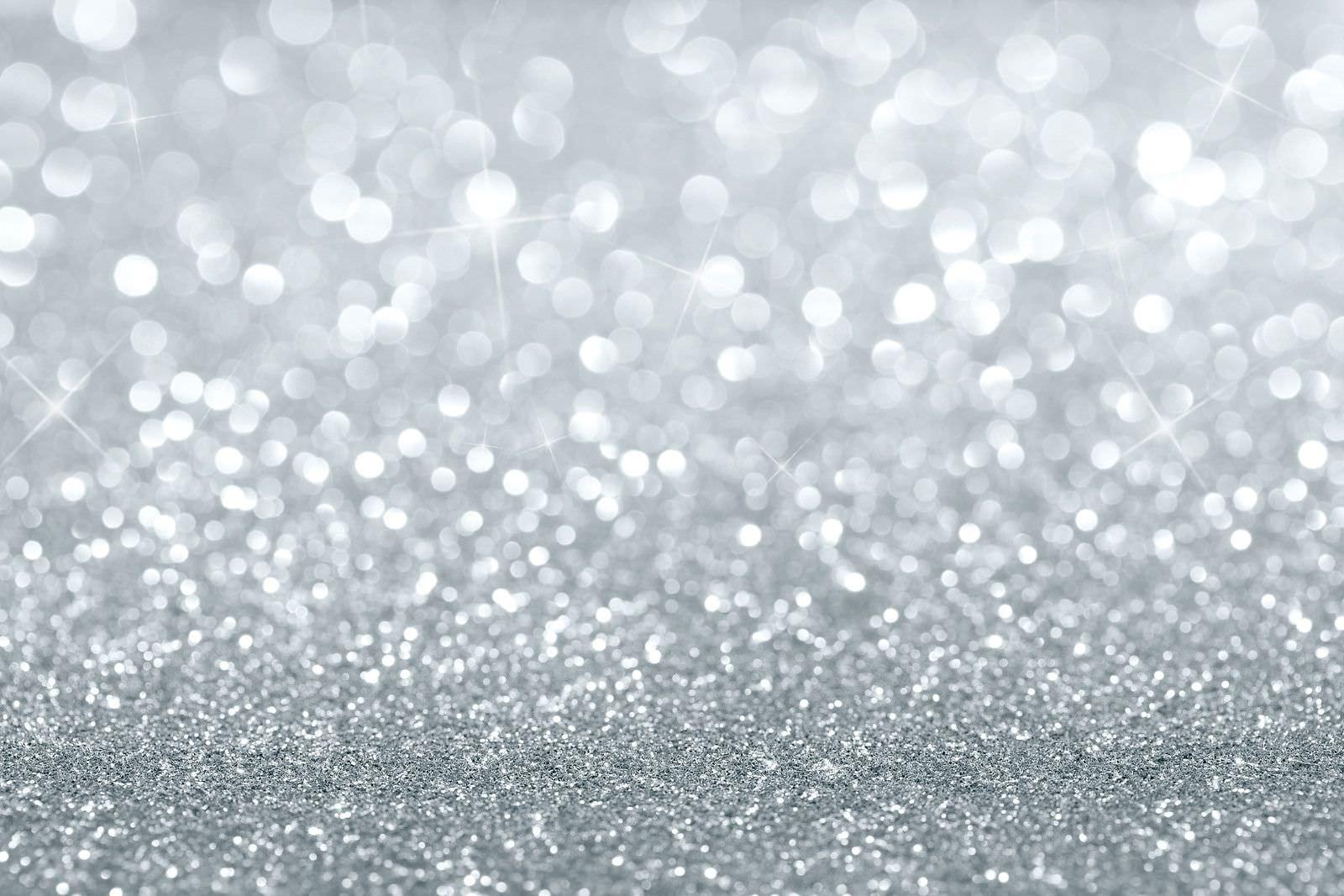 White Glitter Background