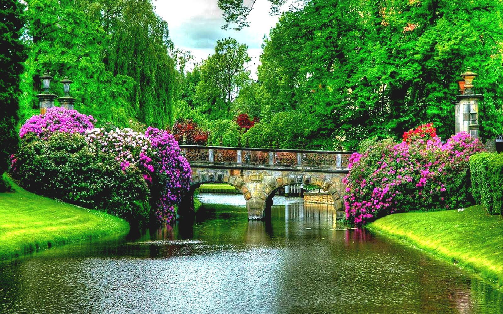 The Most Beautiful Of World Garden Bridge Wallpaper HD Wallpaper