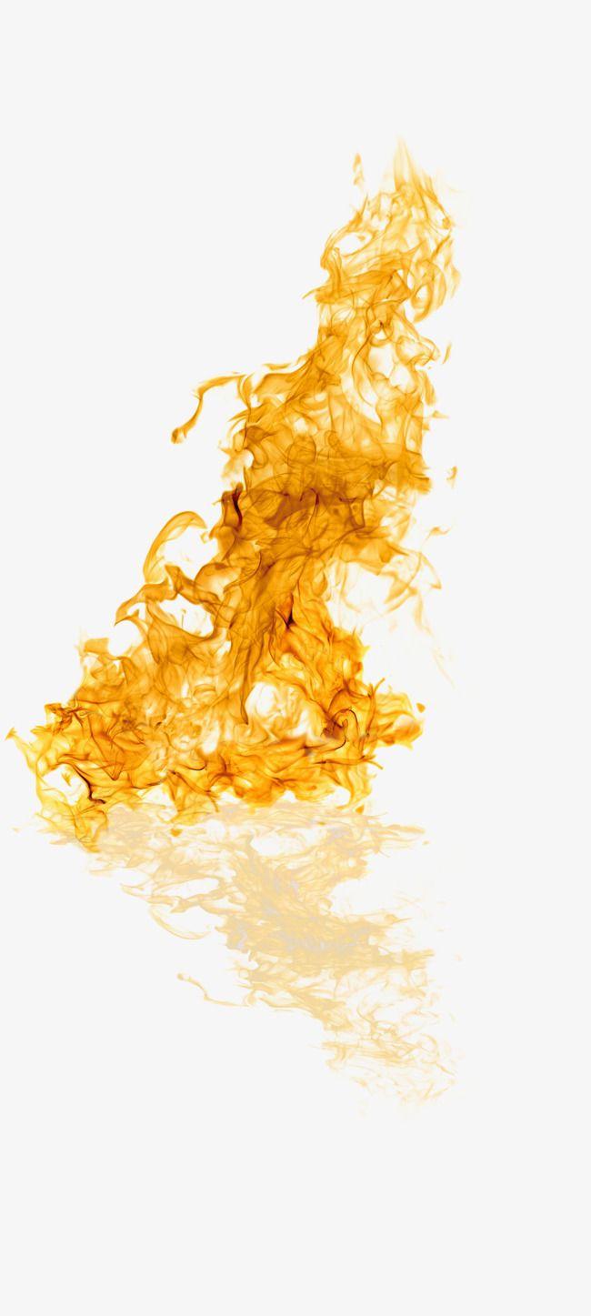 The Burning Flame, Golden Flame, Background Material, Flame PNG