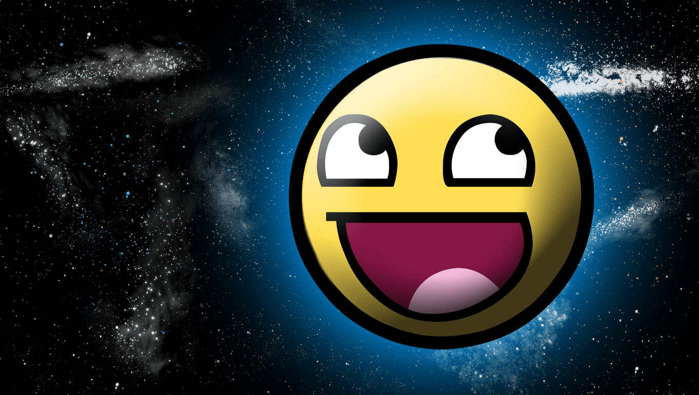 Awesomeface in space