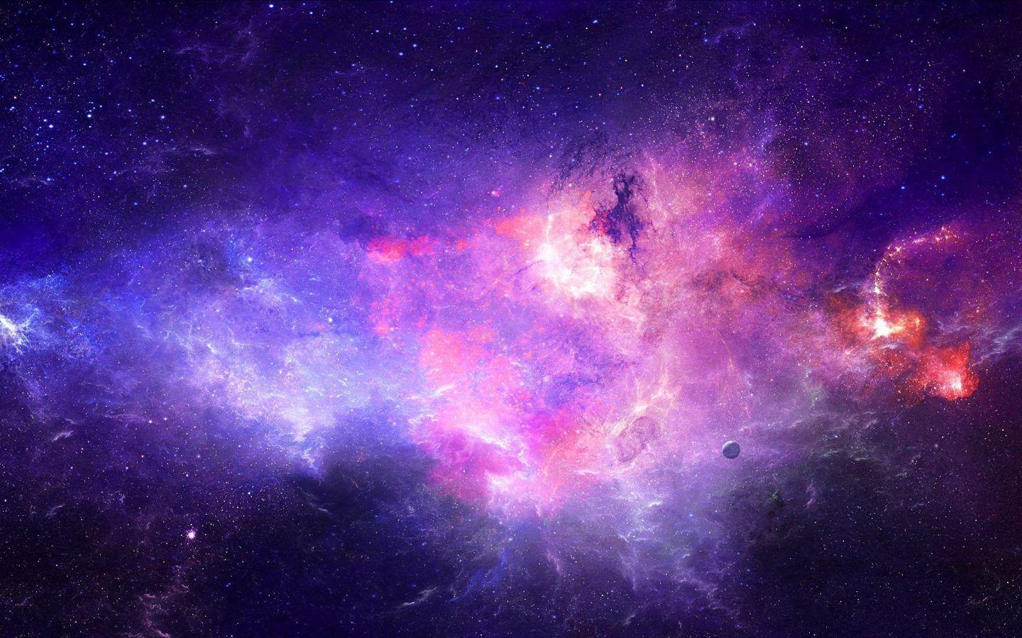 Purple Space Wallpaper. (42++ Wallpaper)