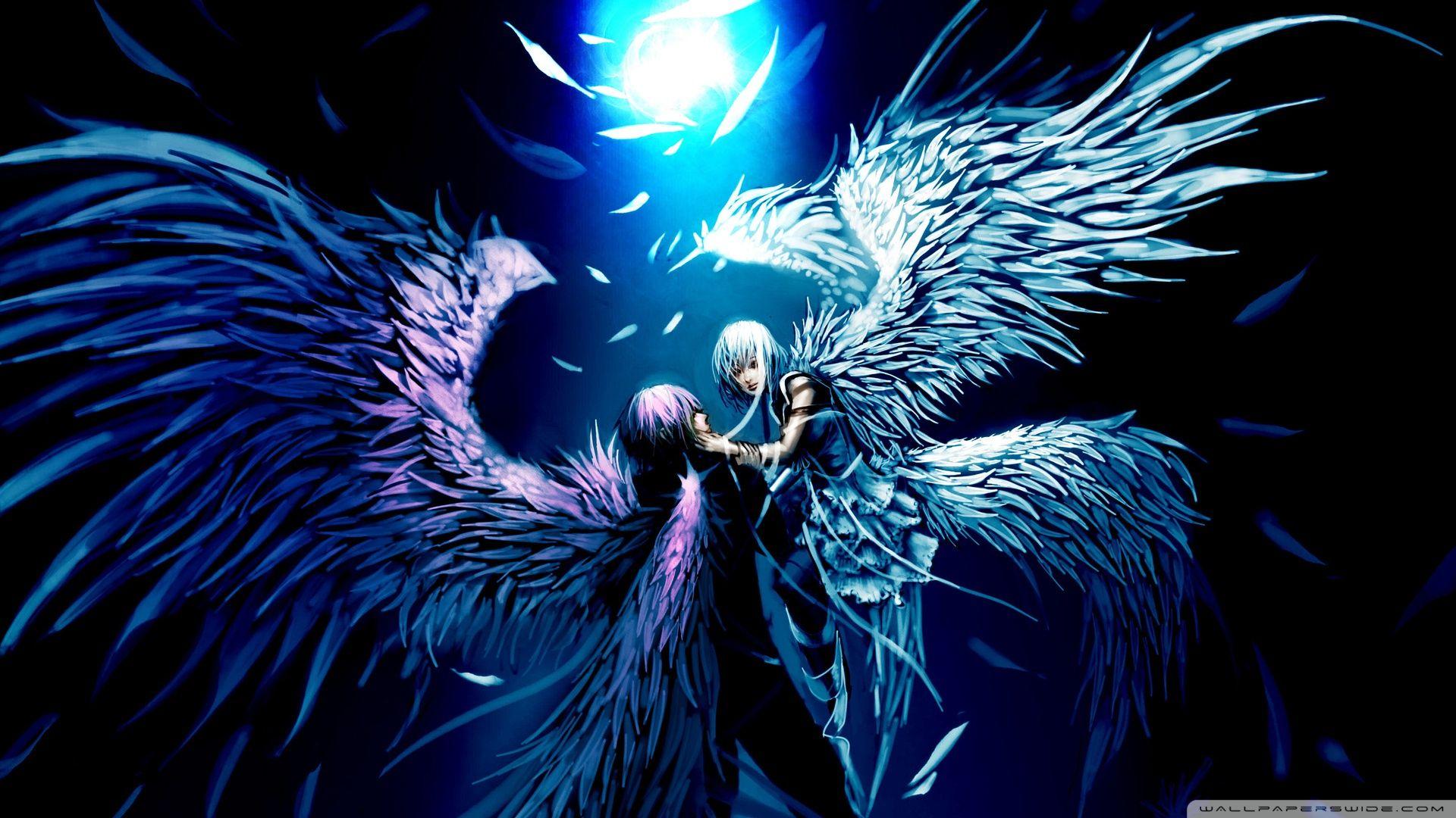 High Definition Anime Wallpaper Two Angels Love Anime ❤ 4K HD