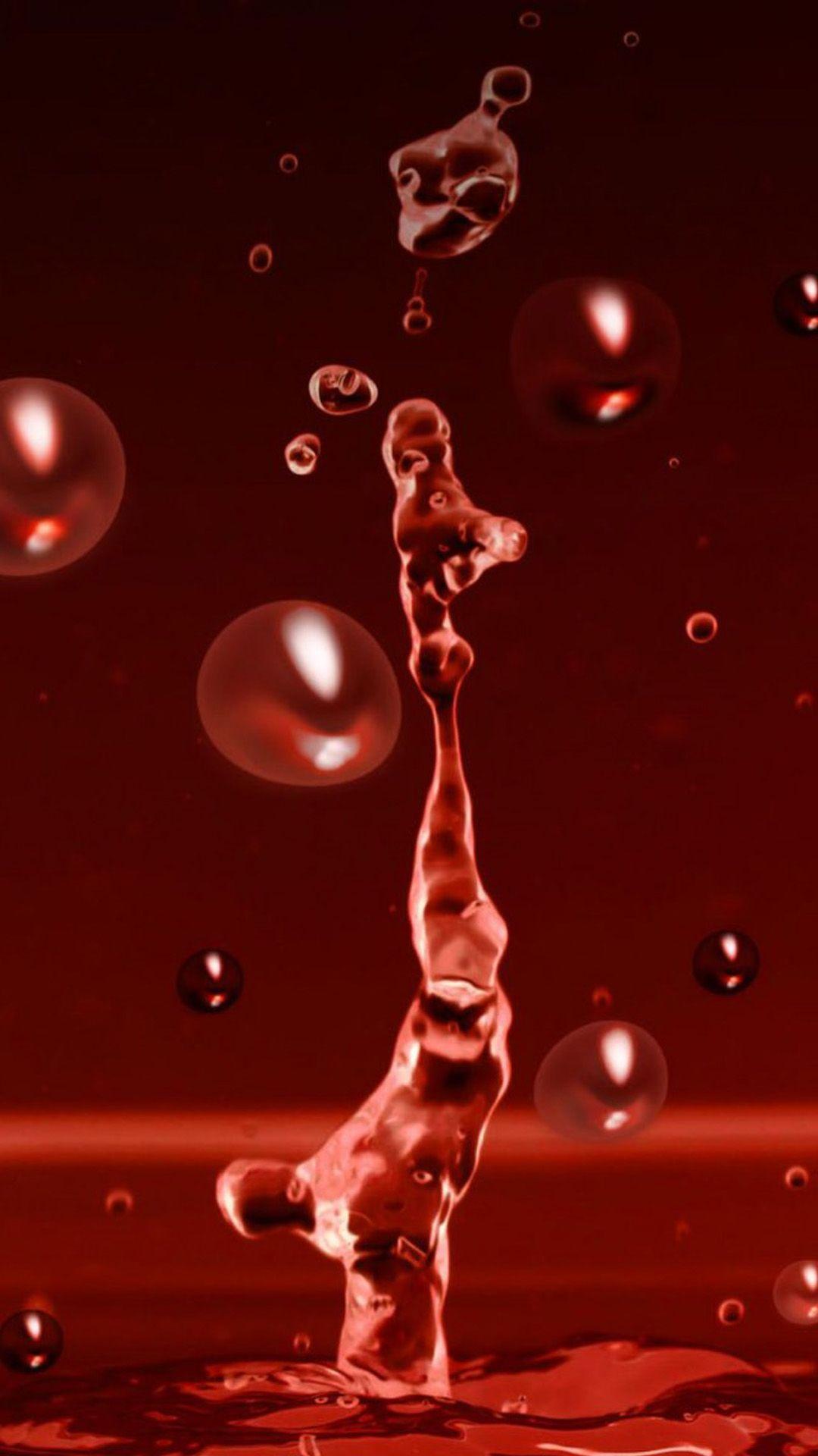 Red water drop Galaxy Note 3 Wallpaper