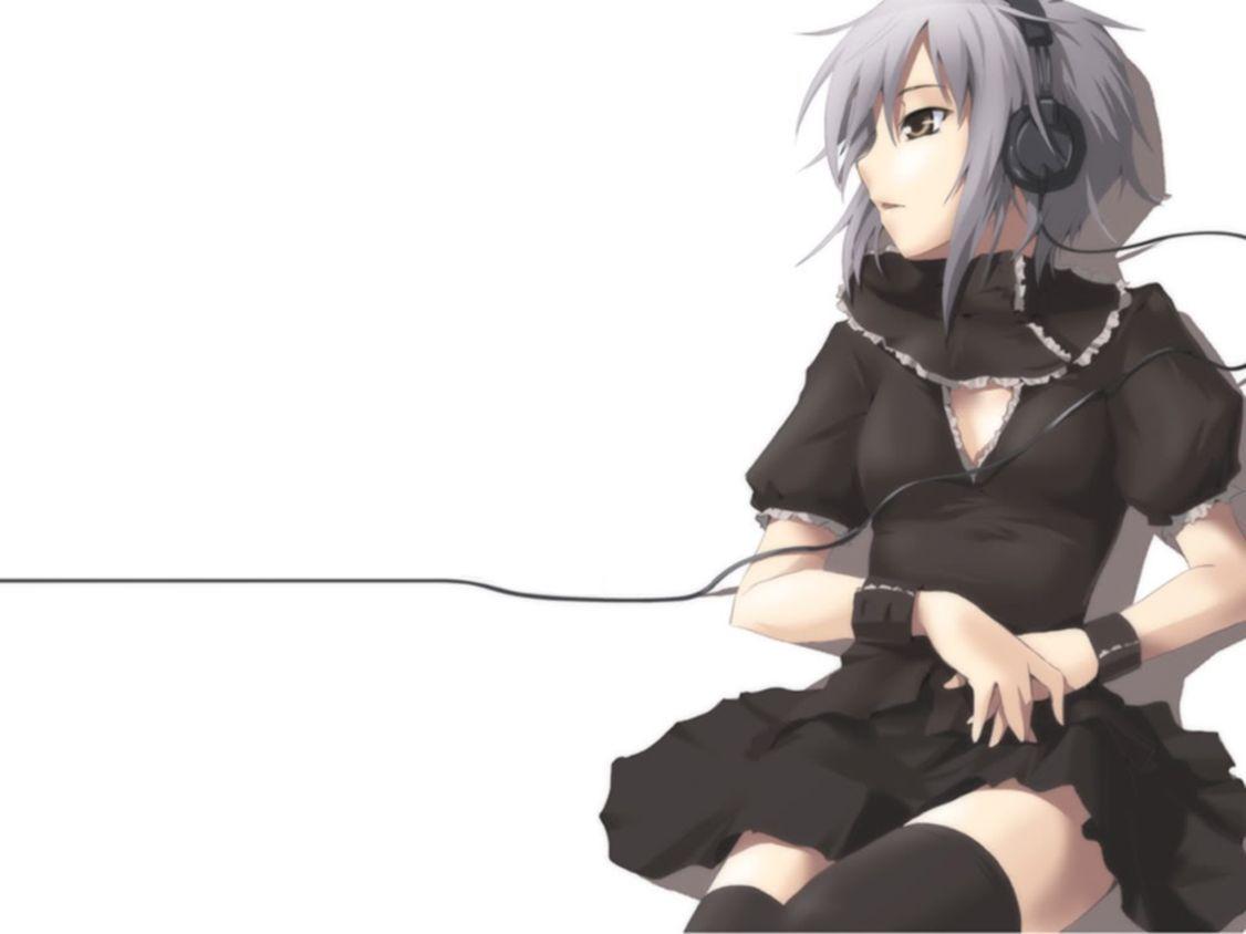 Music Anime Headphones Mobile Wallpaper: Desktop HD Wallpaper