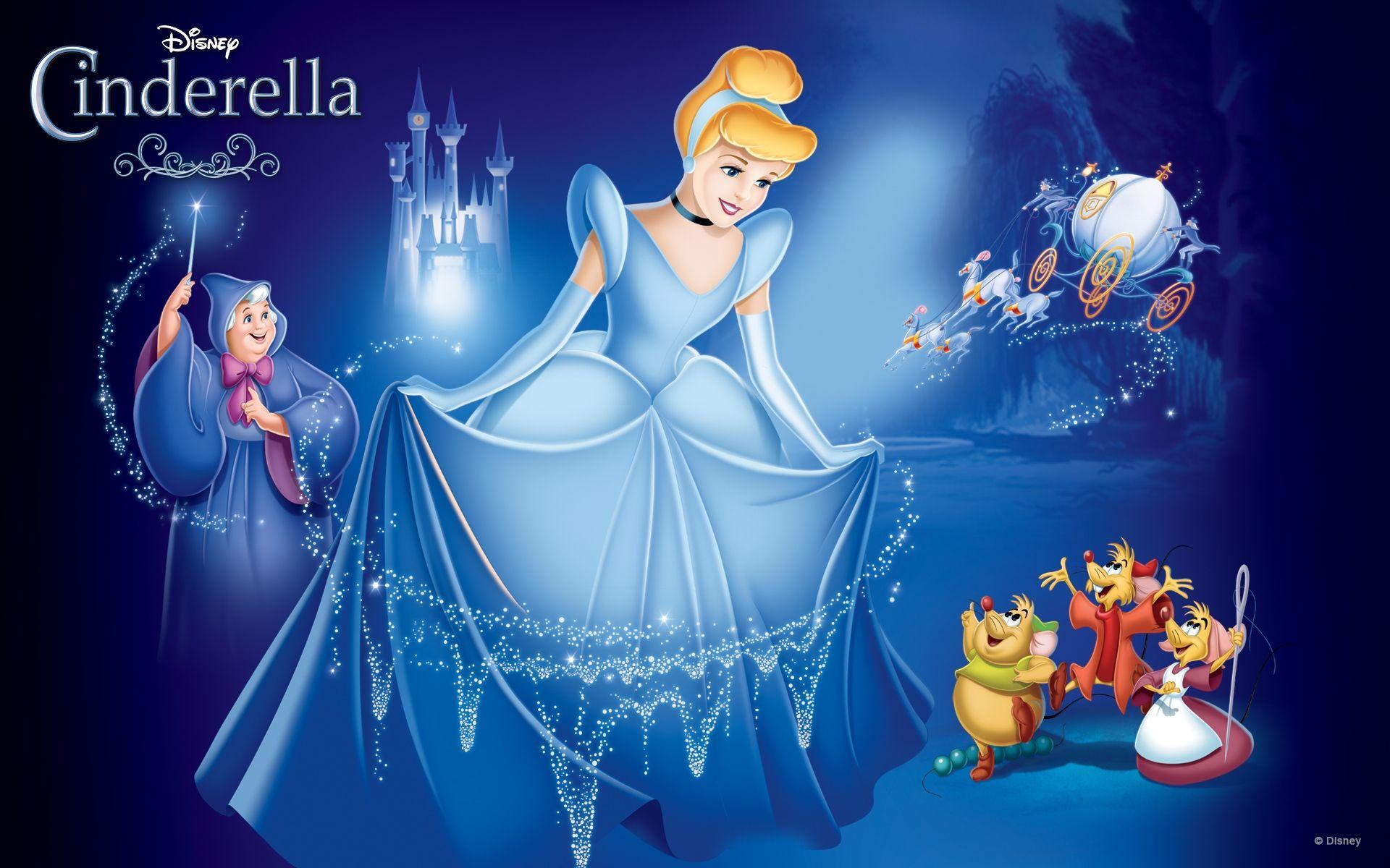 Disney Cinderella Princess Free HD Wallpaper