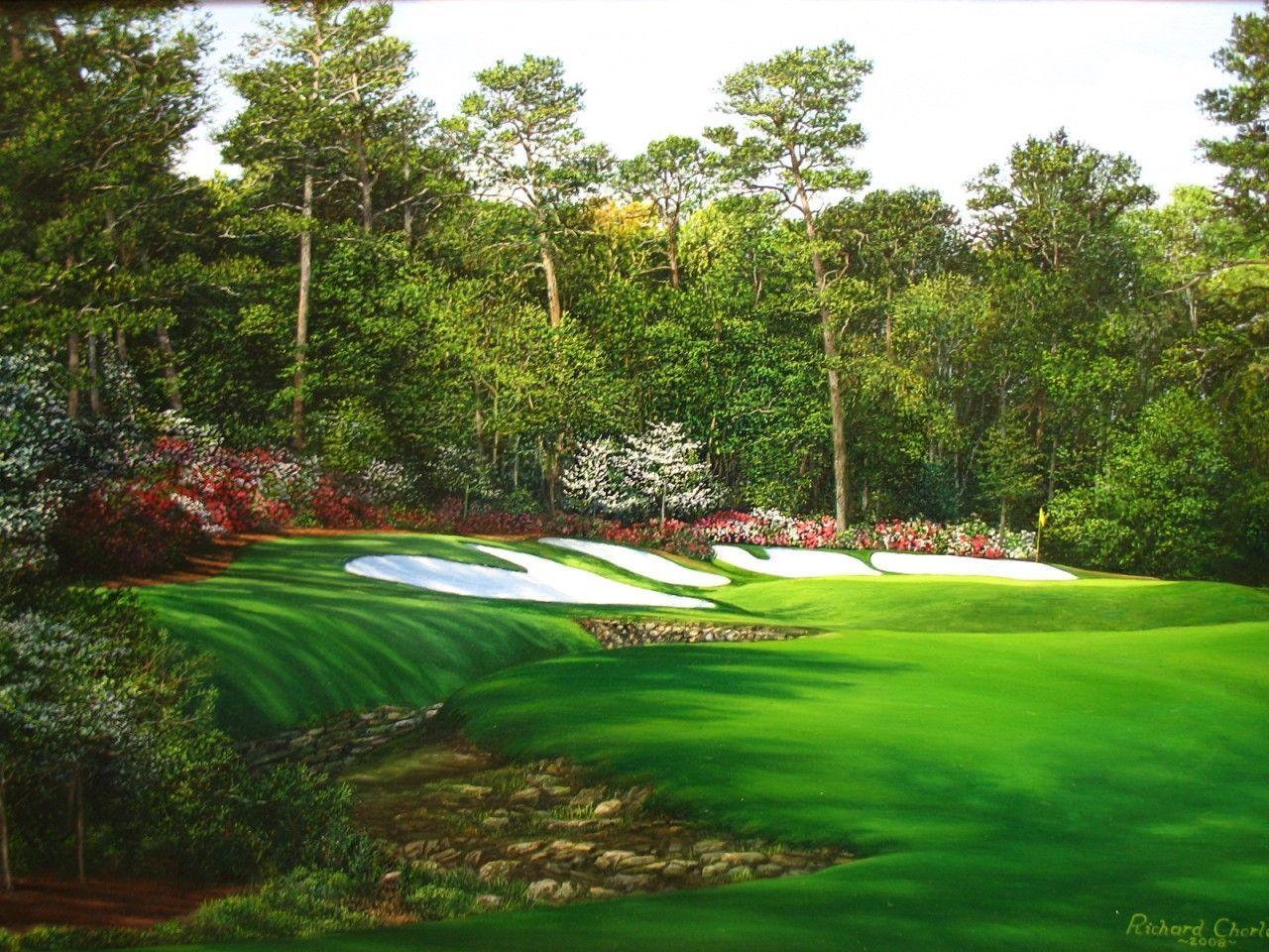 Augusta National Golf Club 13th Hole. Hubby's dream vacation. Golf