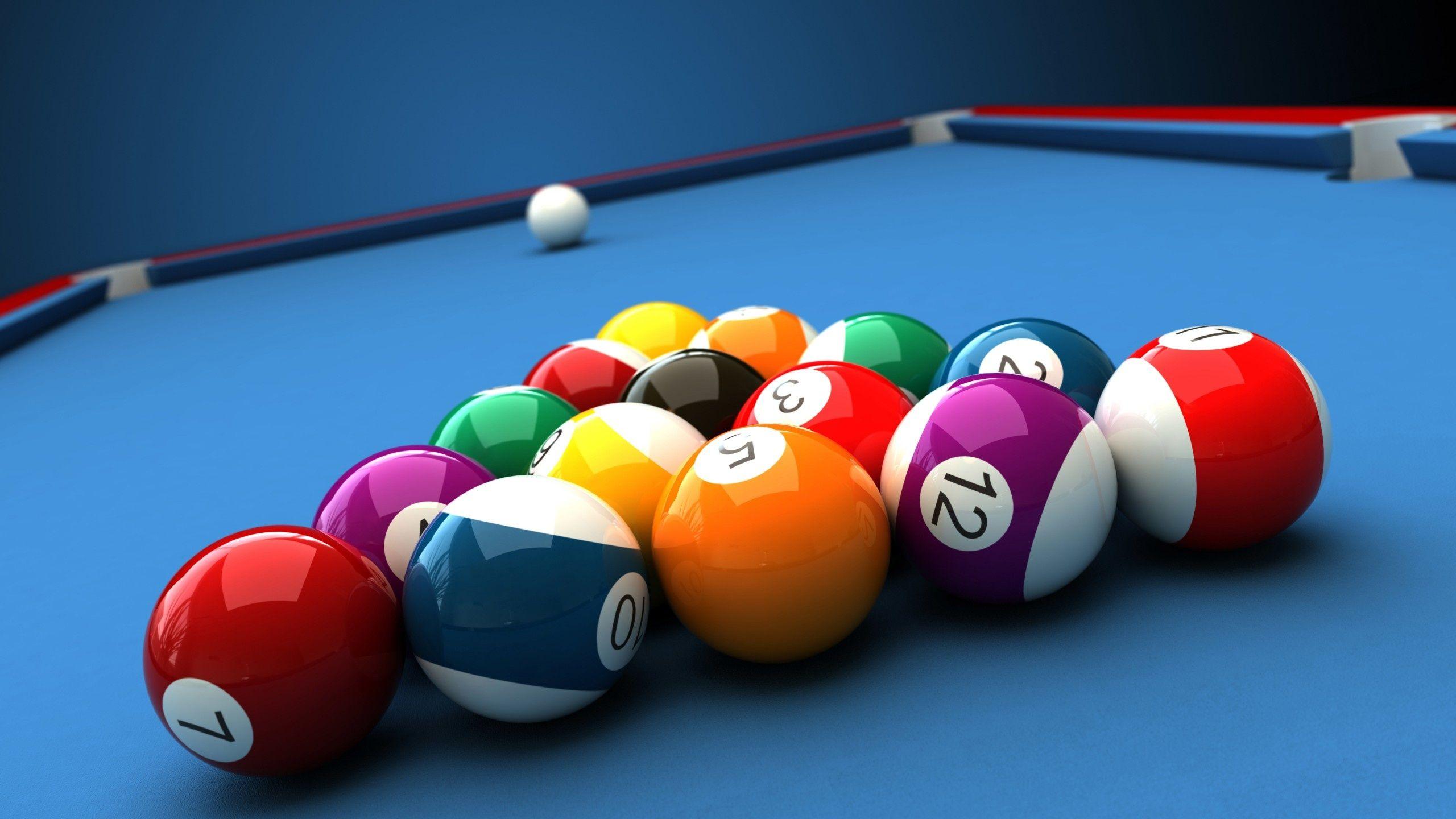 3D 8 Ball Pool [2560 x 1440]. WALLPAPERS. Wallpaper