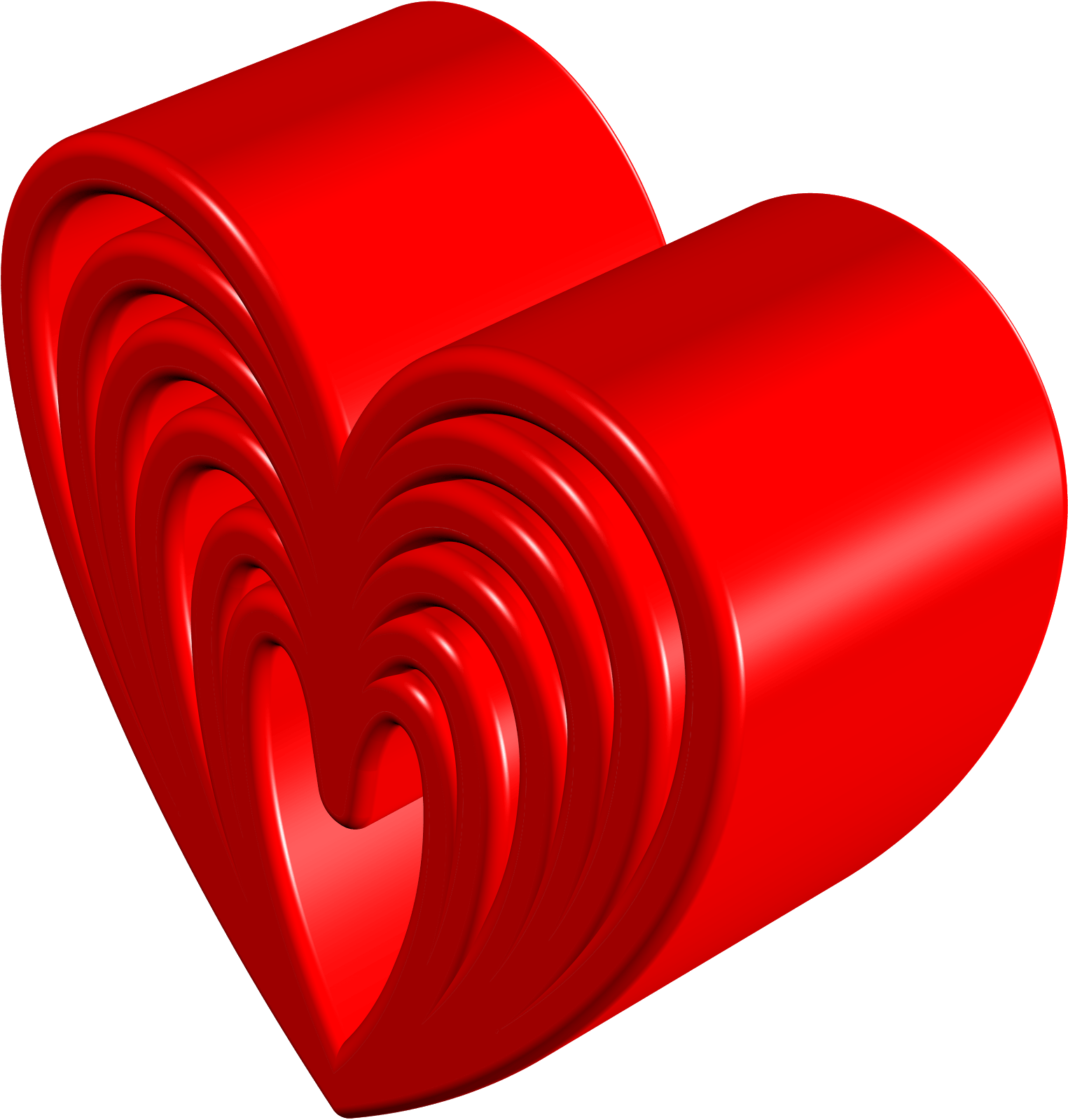 Love 3D Wallpaper Heart Red Colour With Messages