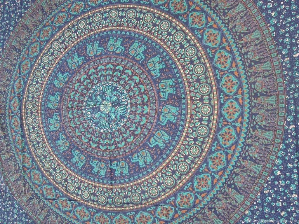 Indian Mandala Hippie Hippy Wall Hanging Tapestry Throw Bed Sofa