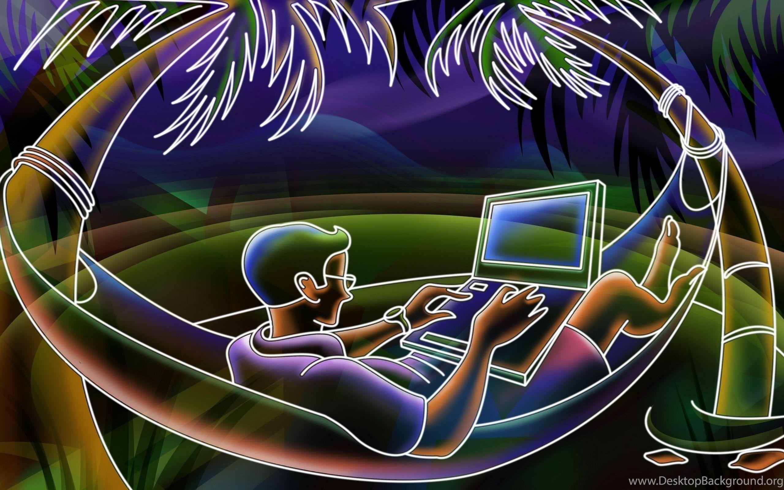 Neon Computer Wallpaper, Desktop Background Desktop Background