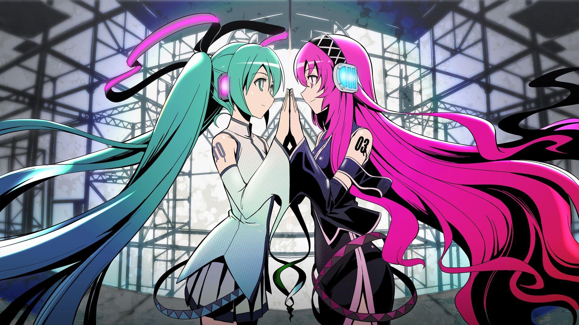 Hatsune Miku And Luka Wallpaper