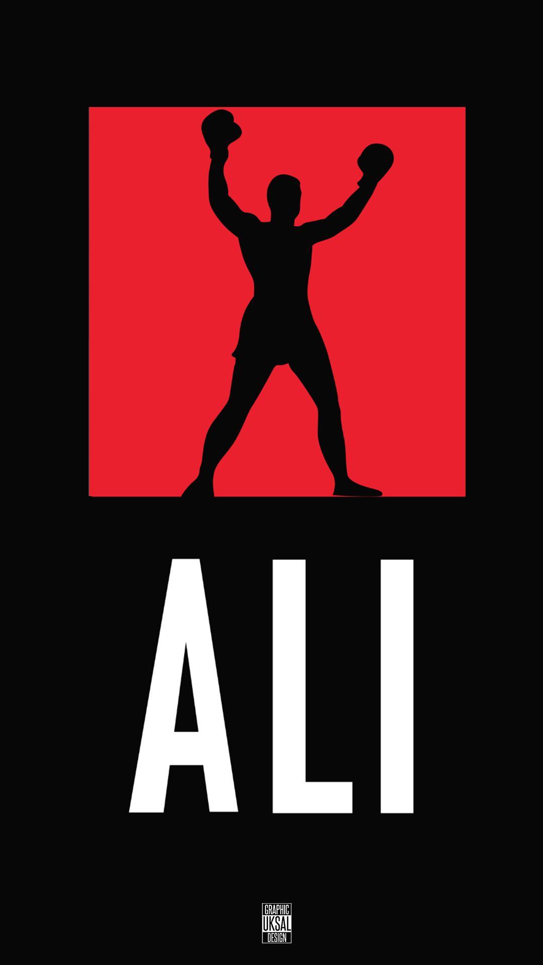 Muhammad Ali Wallpaper for iPhone X, 8, 7, 6