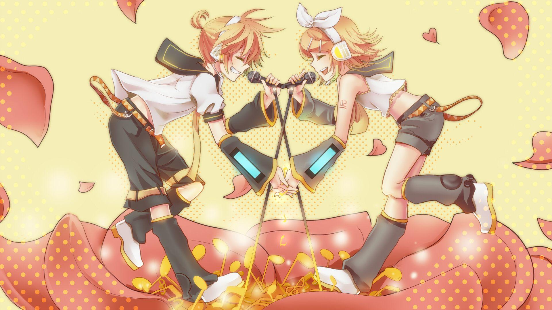 Kagamine Mirrors Wallpaper Anime
