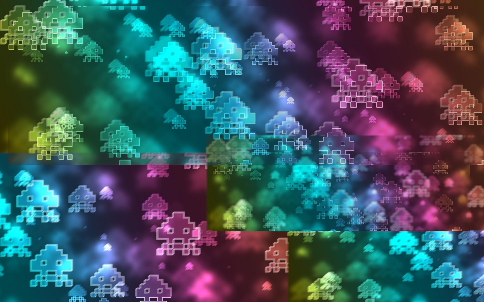 Trippy Space Invaders