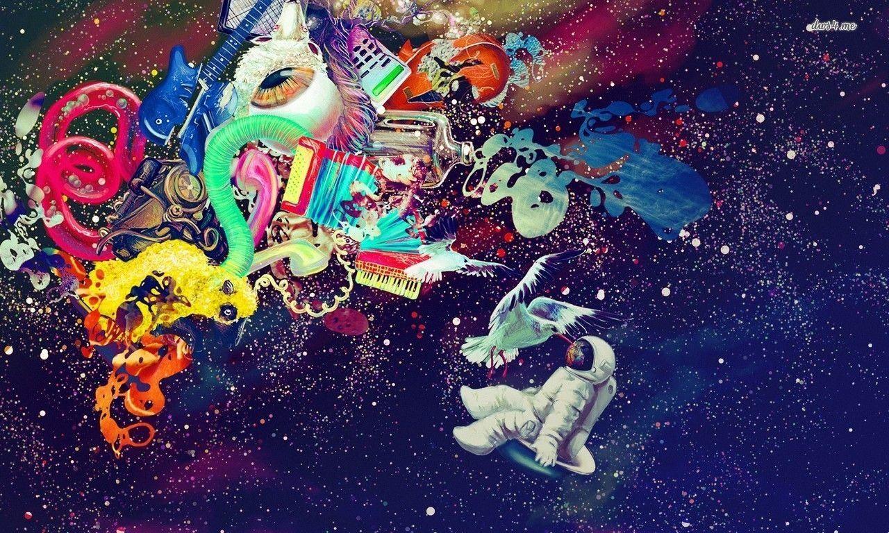 Trippy Space Wallpaper HD Resolution • dodskypict