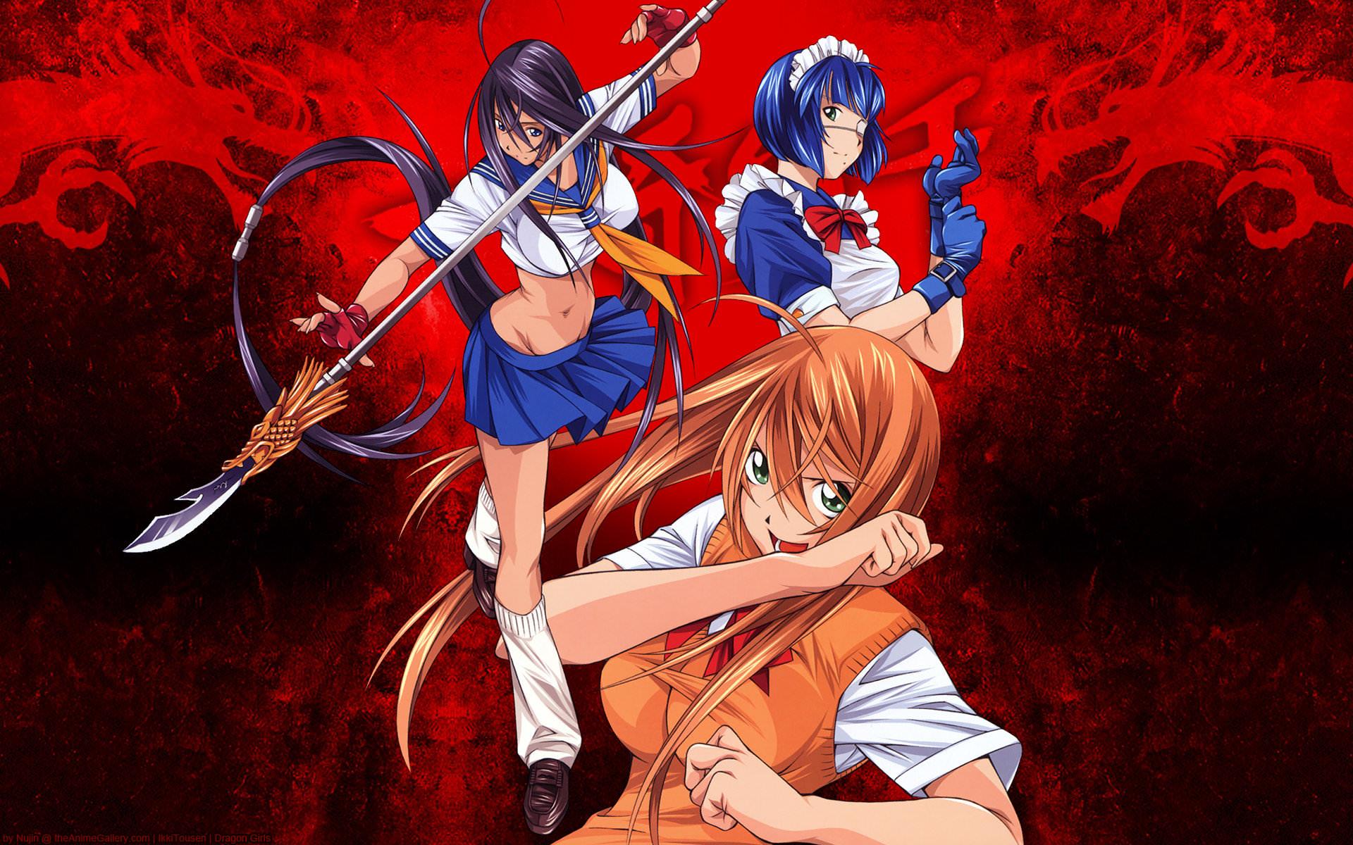 Anime Ikki Tousen Wallpaper