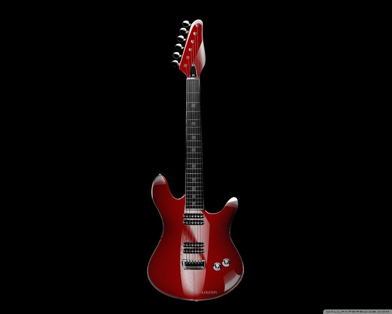 RED GUITAR ❤ 4K HD Desktop Wallpaper for 4K Ultra HD TV • Tablet