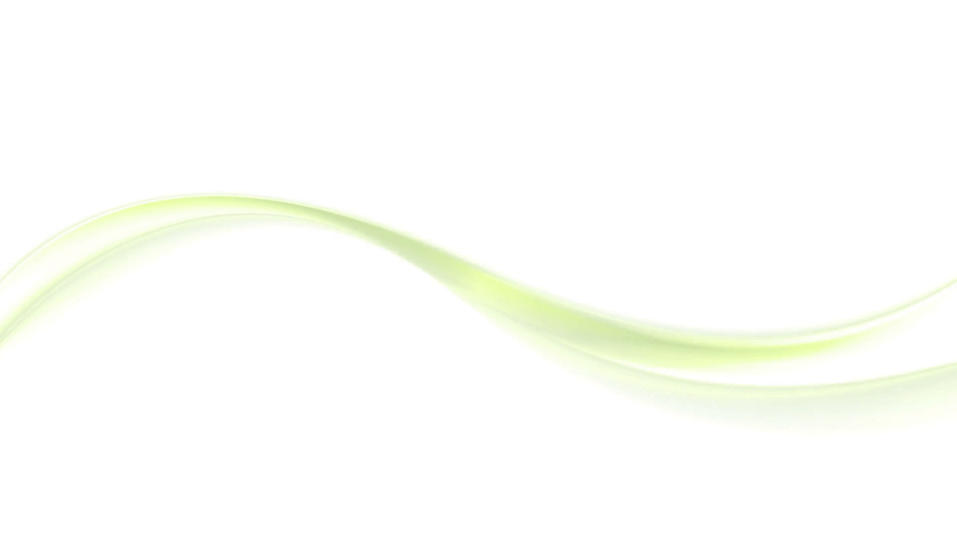 Blue green smooth flowing waves on white background. Video animation