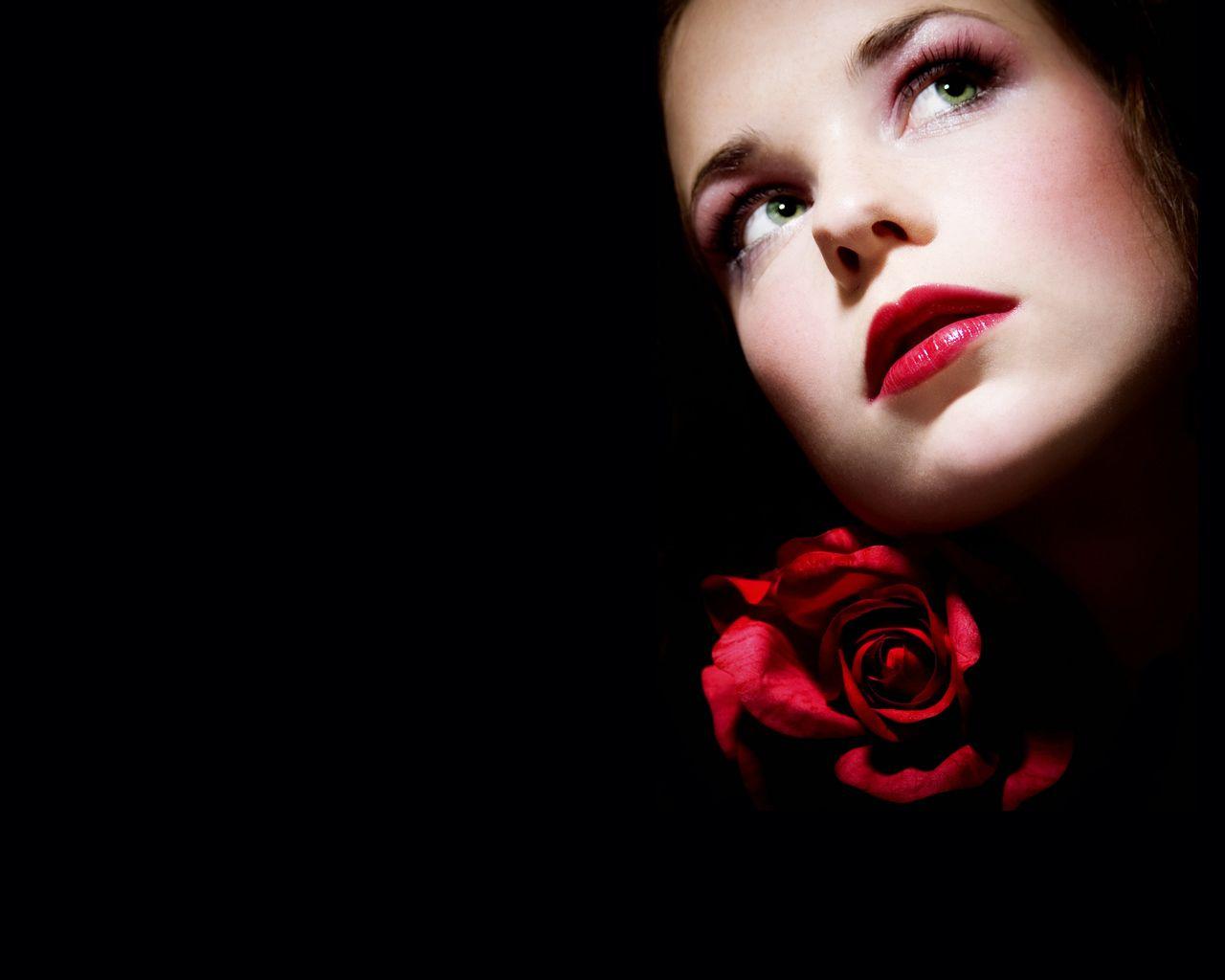 Wallpapers Beauty Woman Roses Wallpaper Cave 5555
