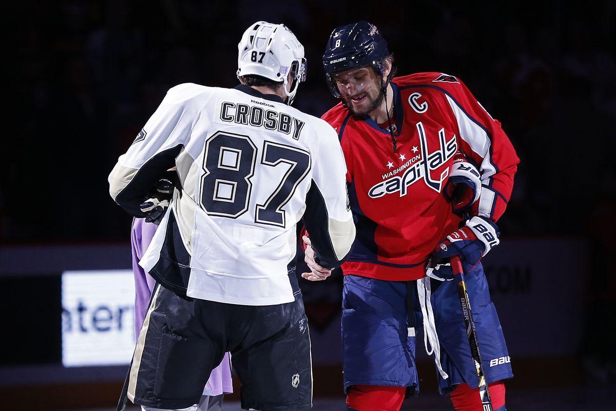 Alex Ovechkin and Sidney Crosby - Linked Once More' Rink