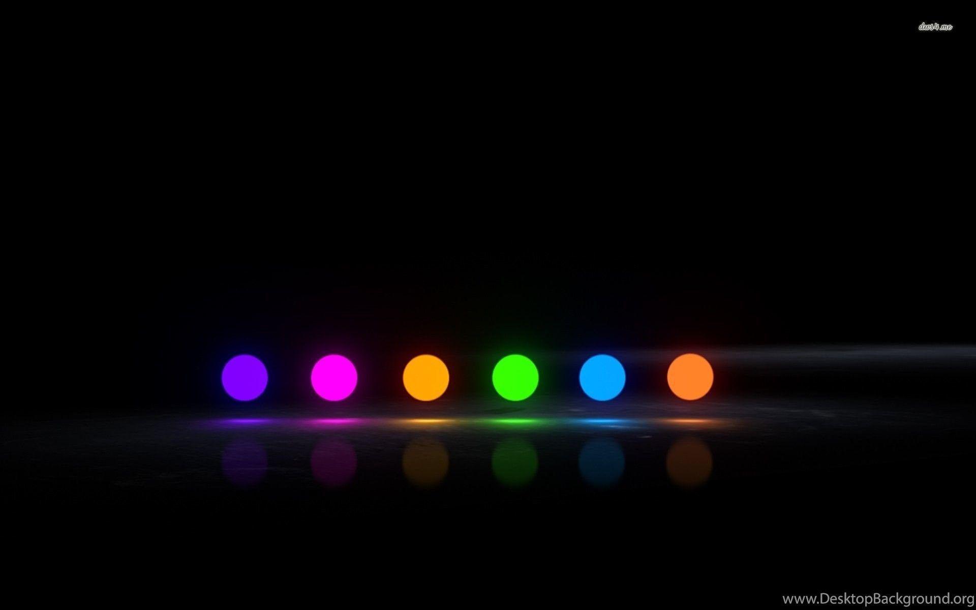 Neon Circles Wallpaper Abstract Wallpaper Desktop Background