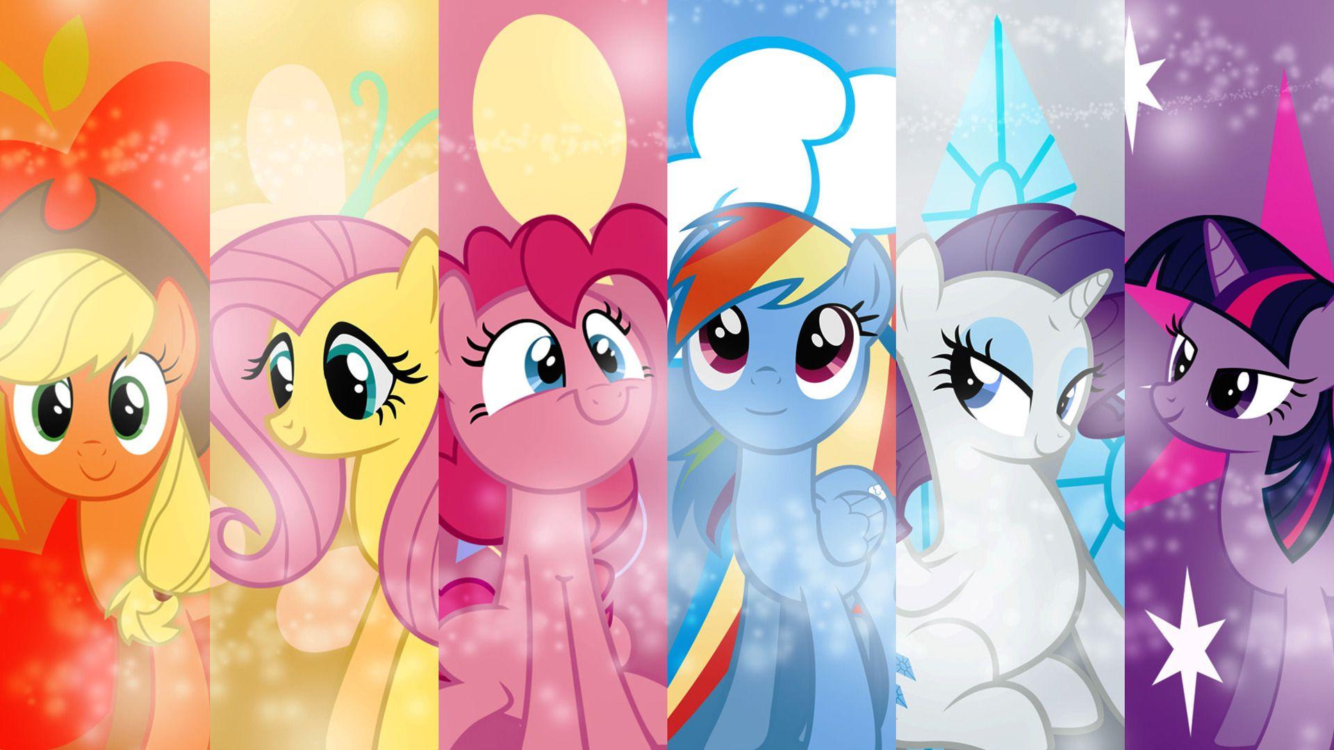 FANMADE My Little Pony Friendship is Magic Mane 6 wallpaper