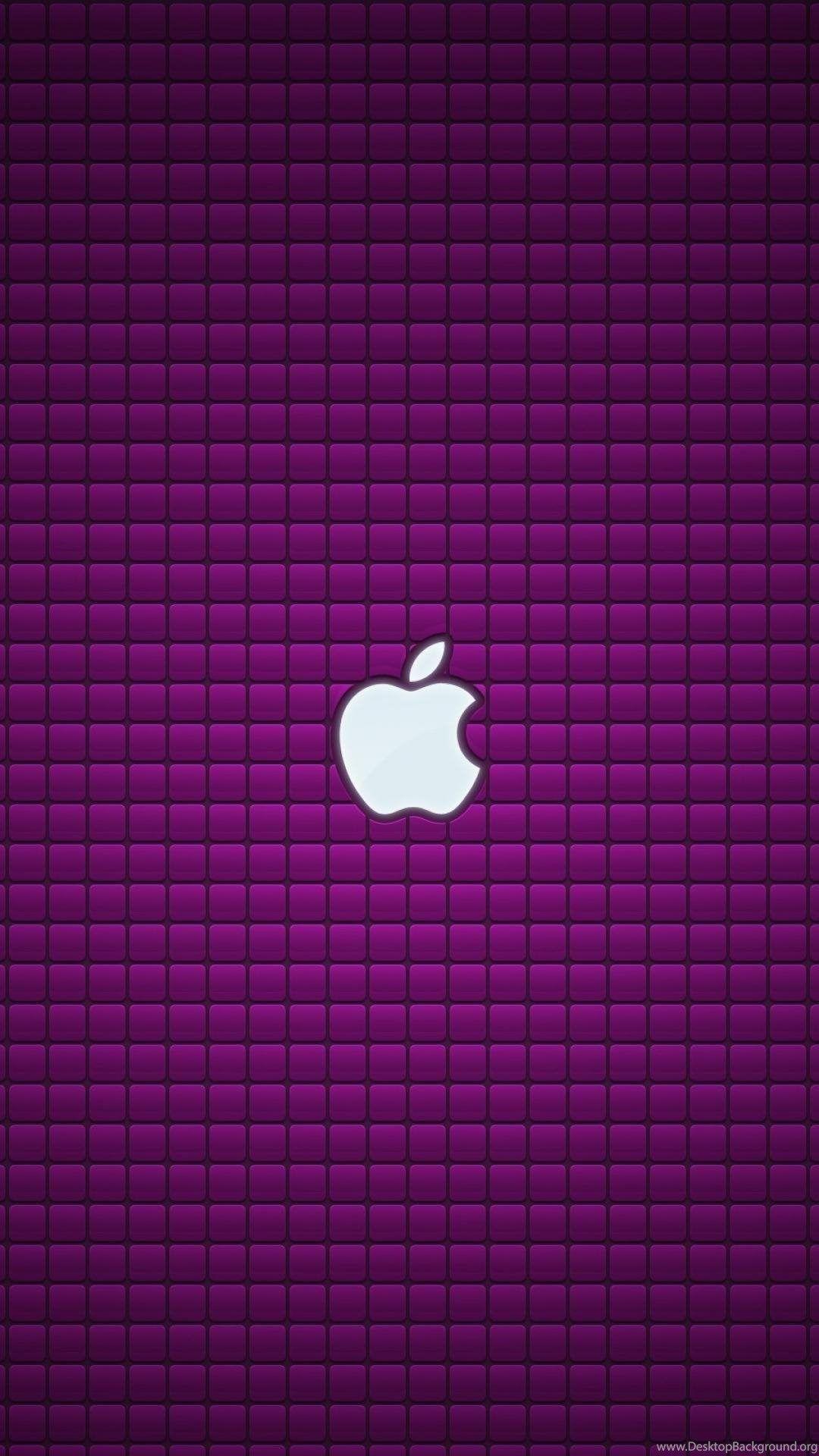 Apple Inc. Purple Plain Wallpaper Desktop Background