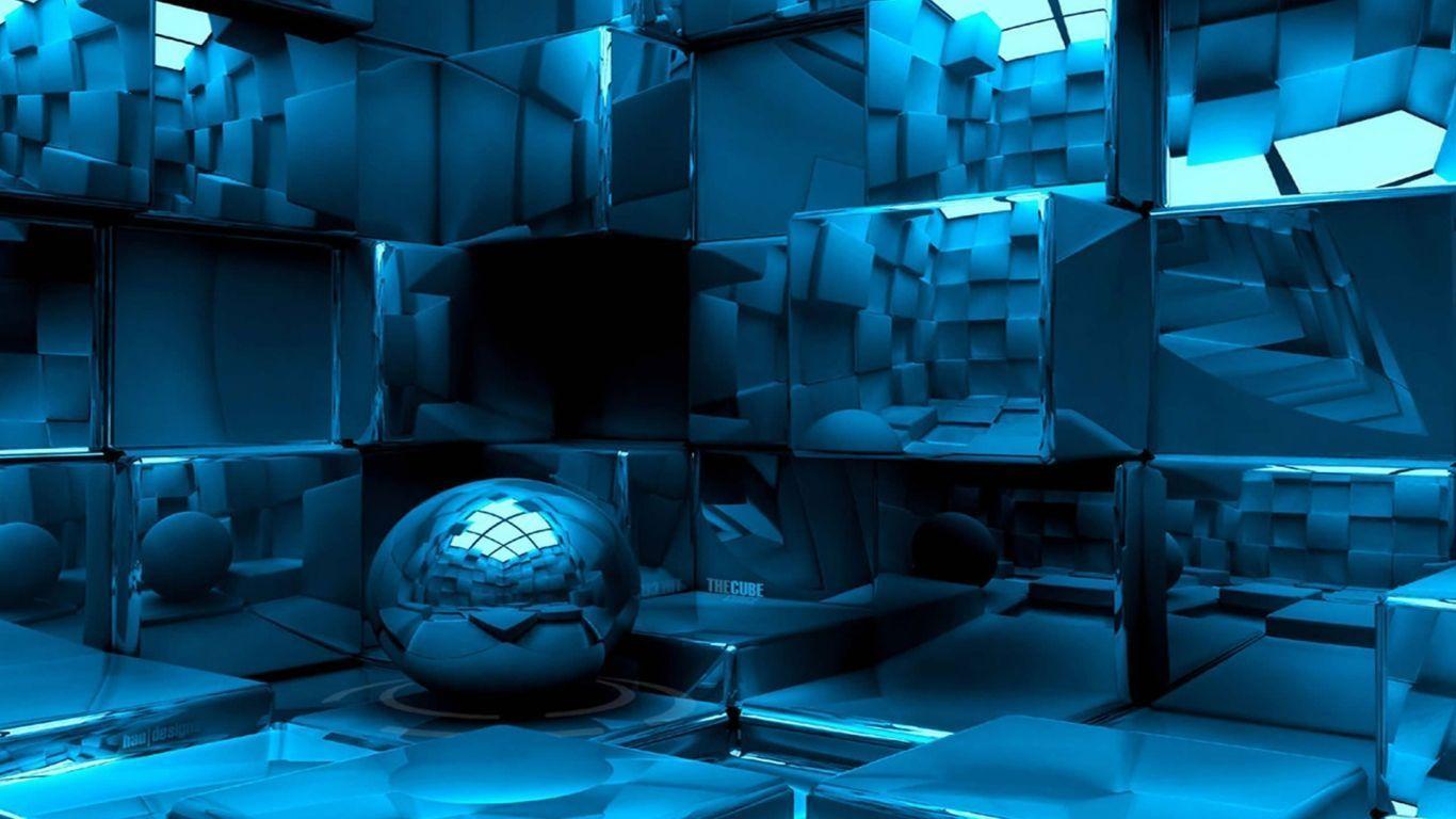 Wallpaper 1366x768 3D