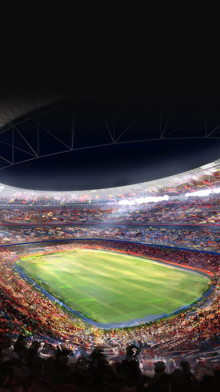 Camp Nou FC Barcelona Football Stadium iPhone 6 Wallpaper HD
