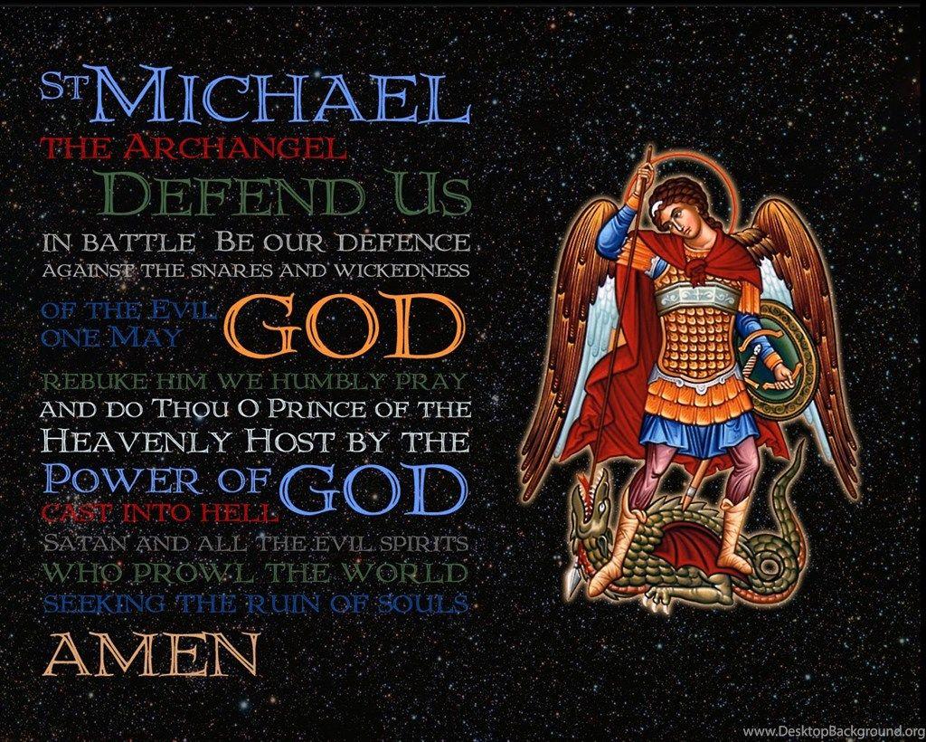 Wallpaper Archangel Michael Saint The Defend Us In Battle