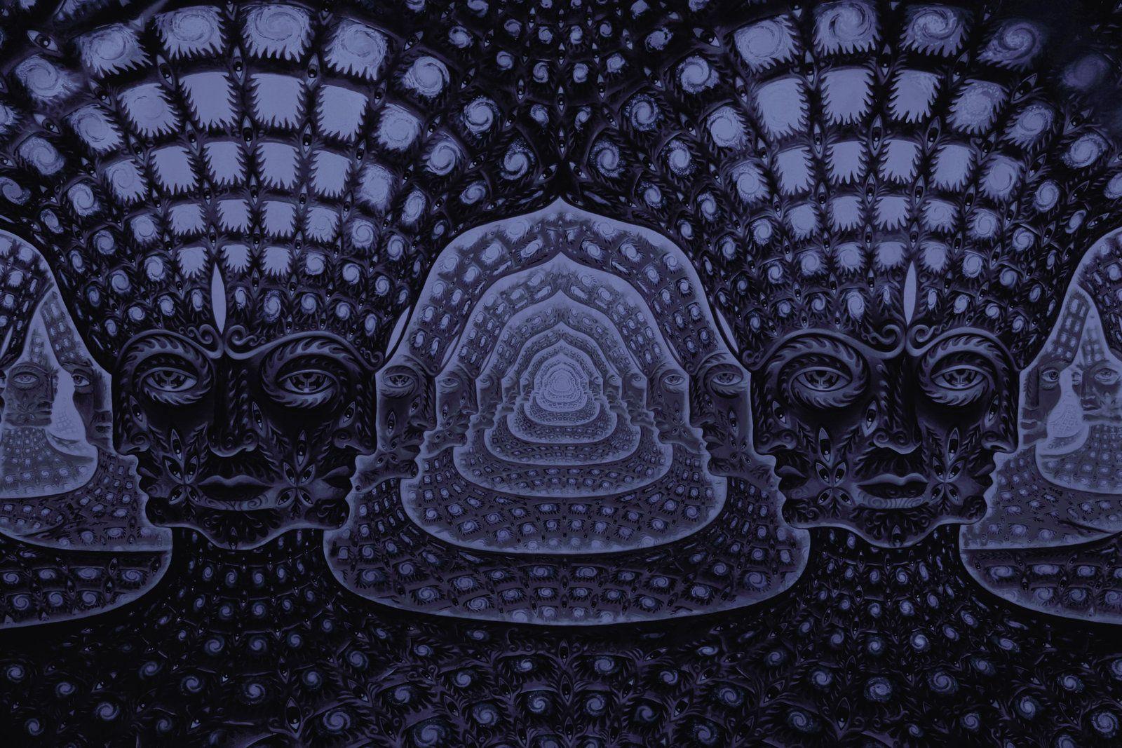 Papel de parede : Alex Gray, arte digital, obra de arte