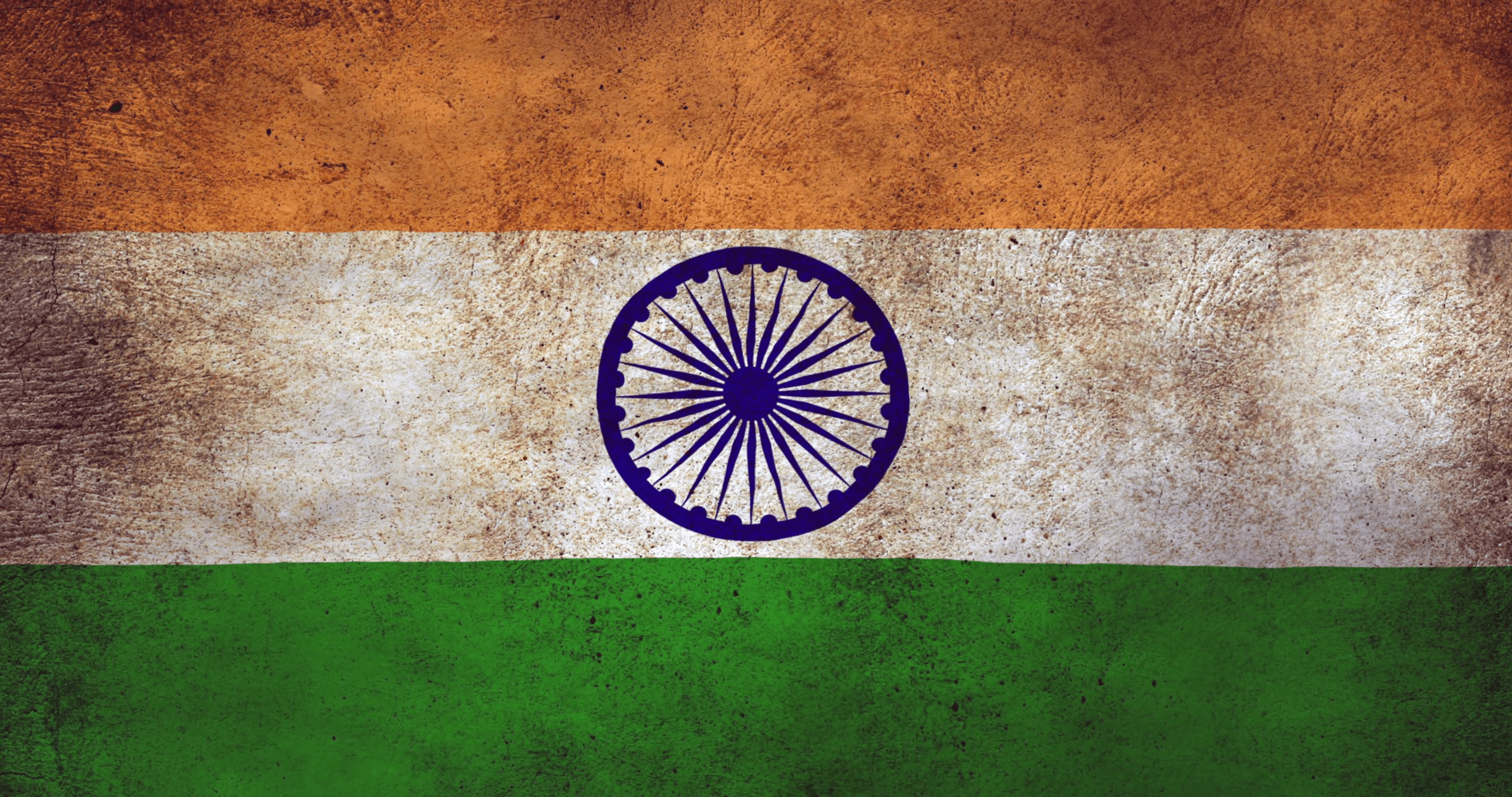Indian Flag 4k Wave Motion Background